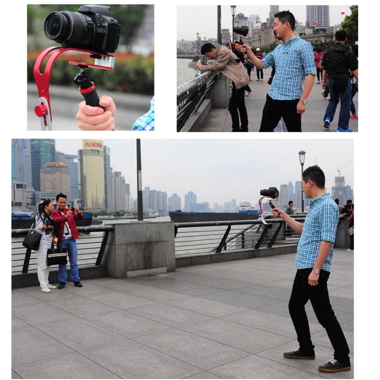DEBO Handheld Video Stabilizer for DSLR Camera Camcorder, UF-007, UF-007(Black), UF-007(Red)