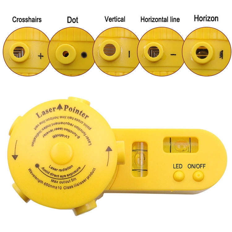 LV-06 8-Function Laser Level Leveler with Tripod