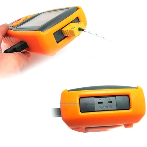 BENETECH GM1361 2.5 Inch Screen Digital Temperature & Humidity Meter Hygrometer / Thermometer(Yellow)
