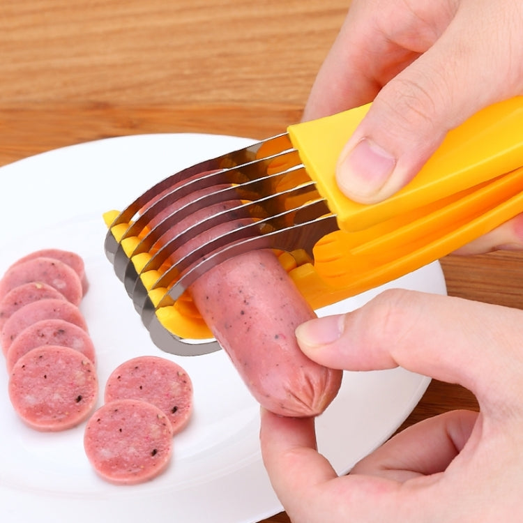 Kitchen Tool Banana Slicer Cutter Chopper for Fruit Salad, Banana Slicer