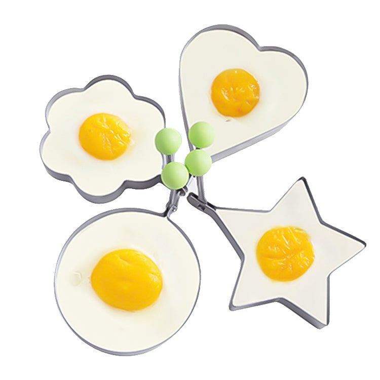 4 in 1 Stainless Steel Fried Egg Pancake Mold, 4 in1