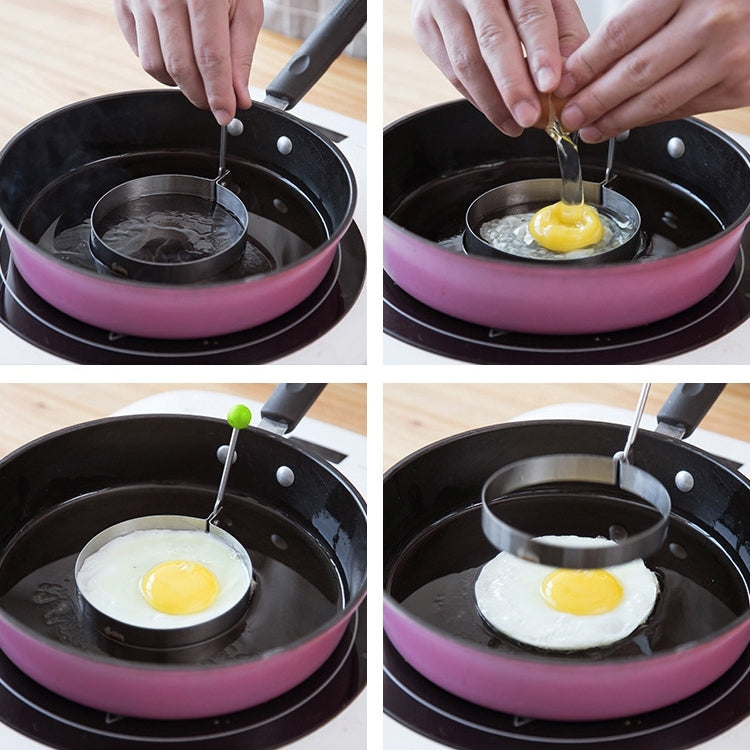 4 in 1 Stainless Steel Fried Egg Pancake Mold, 4 in1