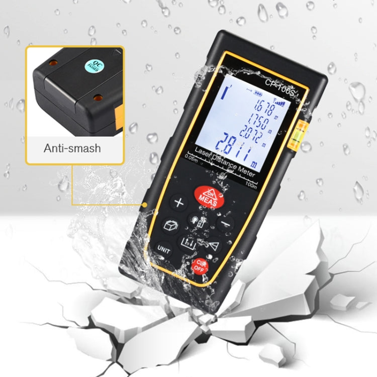 CP-100S Digital Handheld Laser Distance Meter, Max Measuring Distance: 100m, 100m