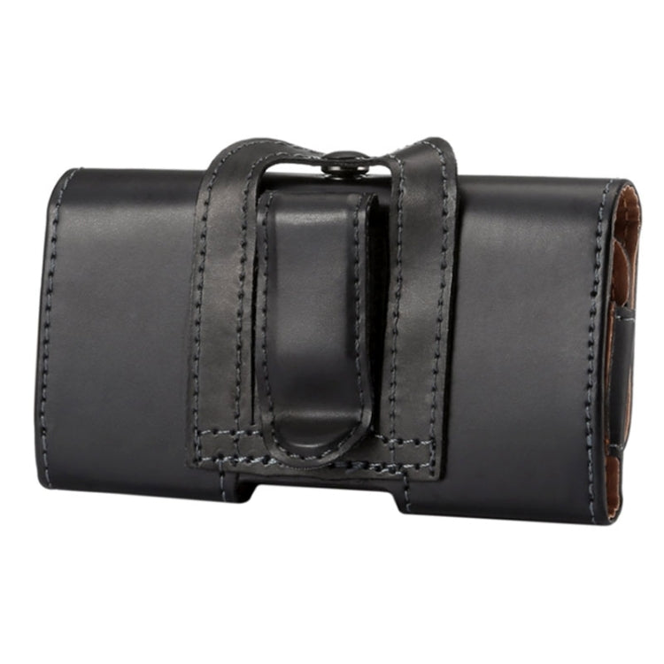 Crazy Horse Texture Vertical Flip Leather Case / Waist Bag with Back Splint for iPhone 4G
