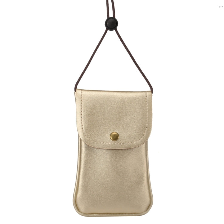 Universal Vertical PU Leather Case / Phone Leather Bag with String