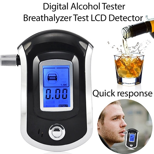 3 digitals LCD Display Breath Alcohol Tester Analyzer, Alcohol Tester 3