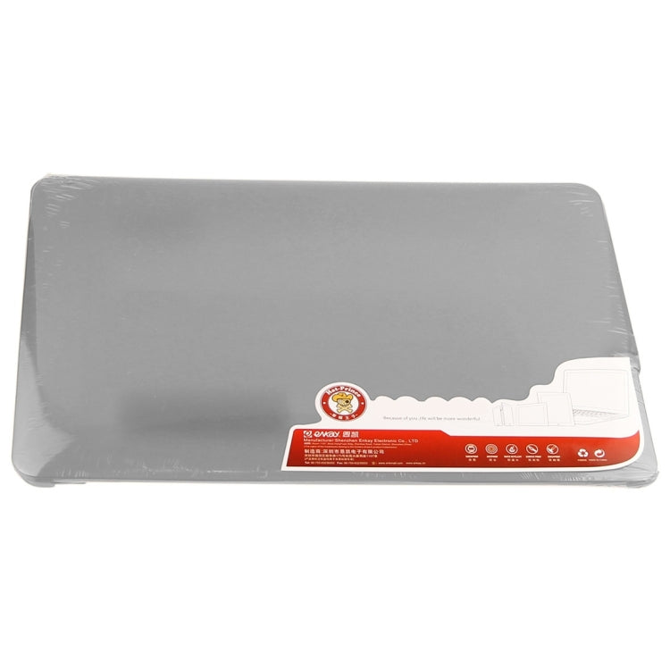 ENKAY for Macbook Air 13.3 inch (US Version) / A1369 / A1466 Hat-Prince 3 in 1 Frosted Hard Shell Plastic Protective Case with Keyboard Guard & Port Dust Plug(Silver)