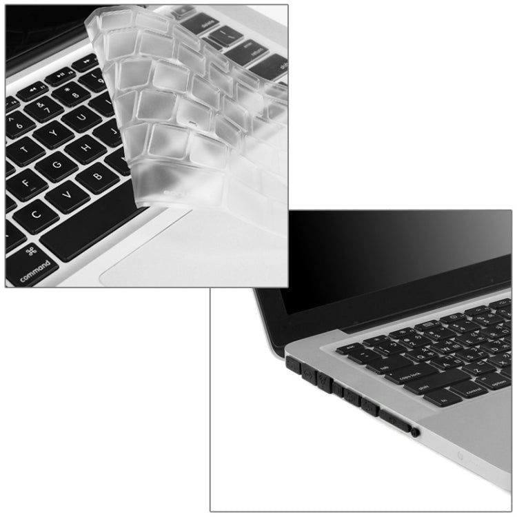 ENKAY for Macbook Pro 13.3 inch (US Version) / A1278 Hat-Prince 3 in 1 Crystal Hard Shell Plastic Protective Case with Keyboard Guard & Port Dust Plug(Dark Blue)
