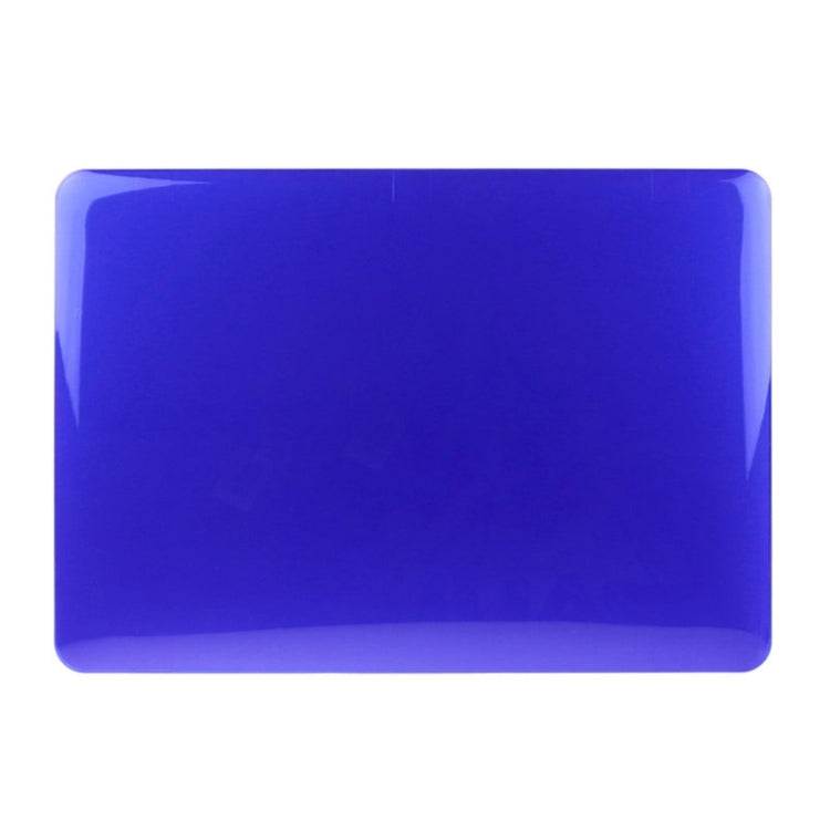 ENKAY for Macbook Pro Retina 15.4 inch (US Version) / A1398 Hat-Prince 3 in 1 Crystal Hard Shell Plastic Protective Case with Keyboard Guard & Port Dust Plug(Dark Blue)