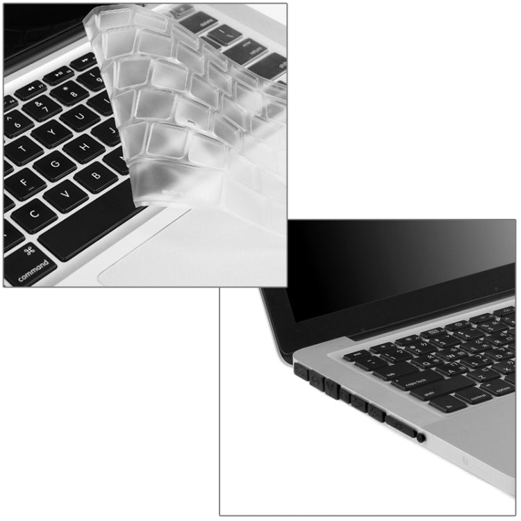 ENKAY for Macbook Pro 15.4 inch (US Version) / A1286 Hat-Prince 3 in 1 Frosted Hard Shell Plastic Protective Case with Keyboard Guard & Port Dust Plug(Grey)