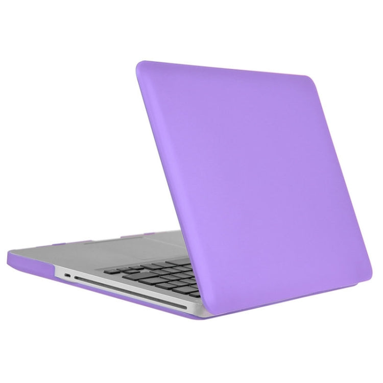 ENKAY for Macbook Pro 15.4 inch (US Version) / A1286 Hat-Prince 3 in 1 Frosted Hard Shell Plastic Protective Case with Keyboard Guard & Port Dust Plug(Purple)