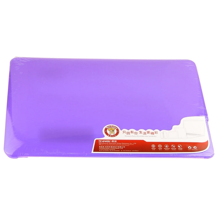 ENKAY for Macbook Pro 15.4 inch (US Version) / A1286 Hat-Prince 3 in 1 Frosted Hard Shell Plastic Protective Case with Keyboard Guard & Port Dust Plug(Purple)