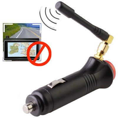 Portable Car GPS Signal Jammer with Switch (Coverage: 0.5~15 meters), Cigarette Lighter 0.5~15m.   [THIS ITEM WILL NOT SHIPPED TO USA]