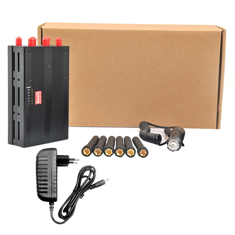 GSM / CDMA / DCS / PCS / 3G / 4G / LOJACK Mobile Phone Signal  Breaker / Jammer / Isolator, Coverage: 20meters (JAX-121A-6A). [THIS ITEM WILL NOT SHIPPED TO USA]