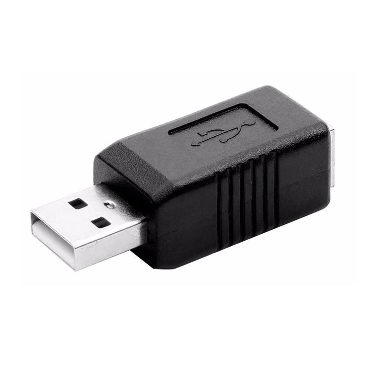 USB 2.0 AM to BF Printer Adapter Converter, USB 2.0 AM  (Black)