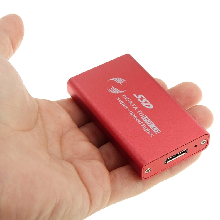 6gb/s mSATA Solid State Disk SSD to USB 3.0 Hard Disk Case