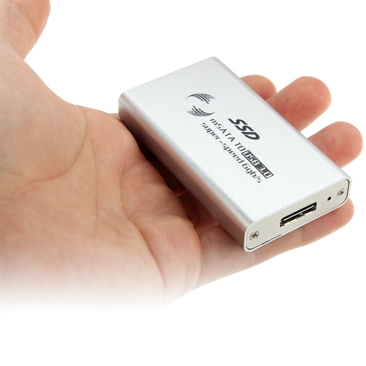 6gb/s mSATA Solid State Disk SSD to USB 3.0 Hard Disk Case