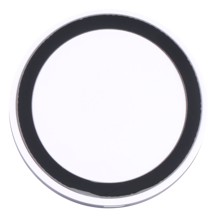 Universal QI Standard Round Wireless Charging Pad (White + Red), White, Black + White, Black + Orange, White + Black, Black + Blue, Black + Red, Grey+Black, White + Red