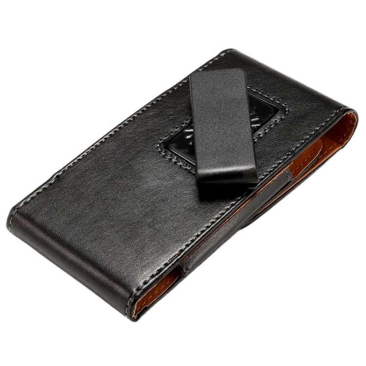 For iPhone X  & Galaxy S7 / S6 / G920 & S5 / G900 & S4 / i9500 & Grand DUOS / I9082 5.2 Inch Universal Lambskin Texture Vertical Flip Leather Case / Waist Bag with Rotatable Back Splint