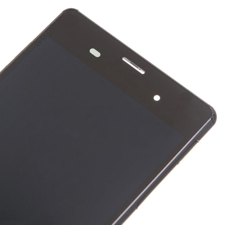 LCD Display + Touch Panel with Frame for Sony Xperia Z3 (Dual SIM Version) / D6633 / L55U, For Xperia Z3