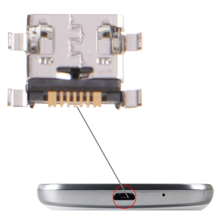 For Galaxy Trend Duos / S7562 10pcs Charging Port Connector, For Samsung Galaxy Trend Duos / S7562i