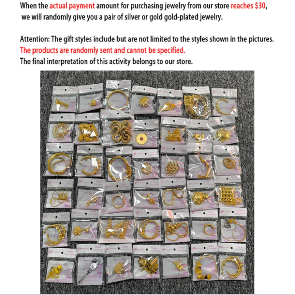 Luxury Exaggerated Gold Color Flower Shape Necklace Earrings Ring Bracelet Set for Women Jewelry Accessories Gift for Party