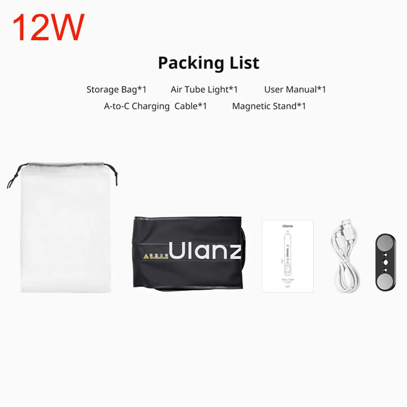 Portable Air Tube Light 12W Bi-color Fill Light