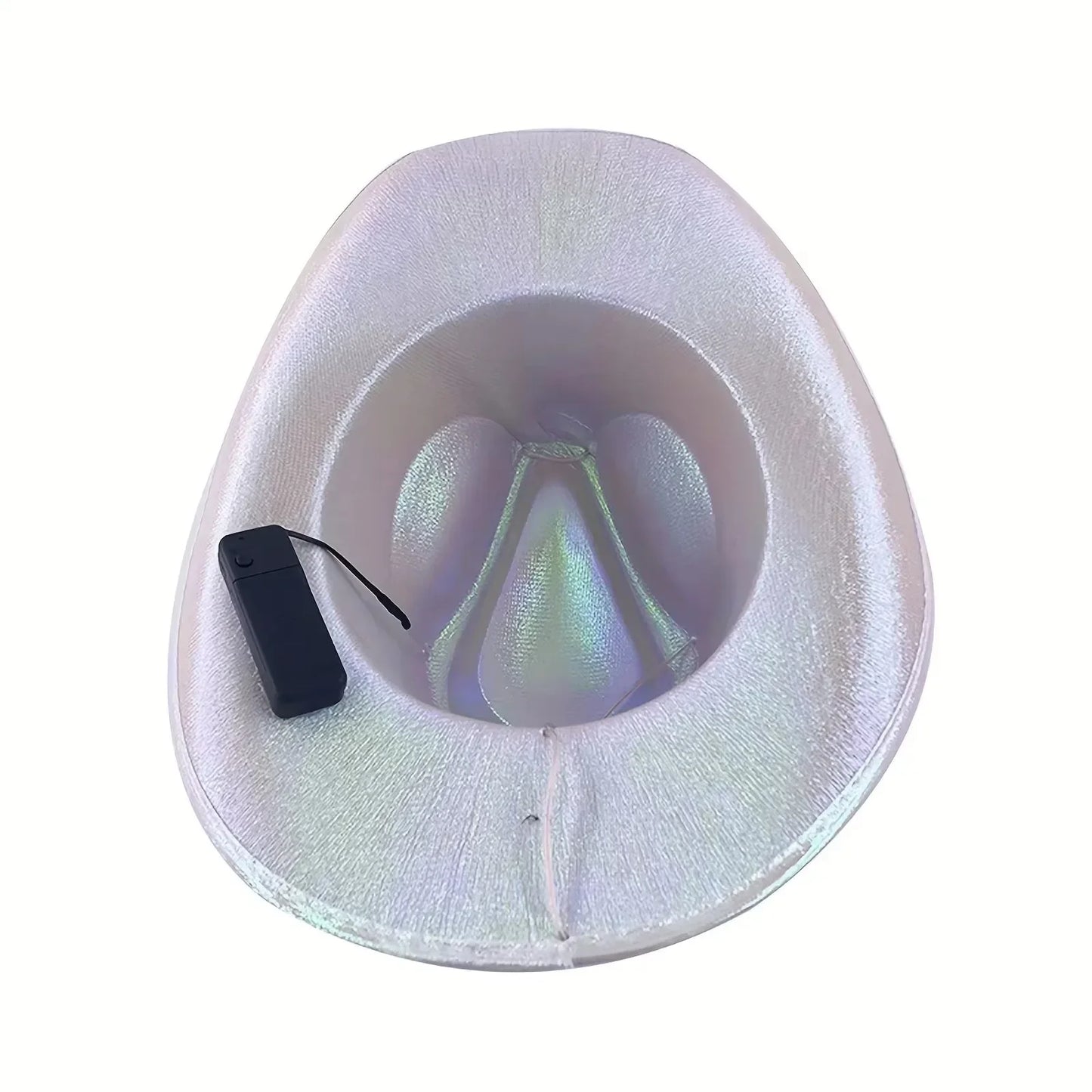 LED Light-Up Cowboy & Cowgirl Hat – Luminous Western Party Cap for Dancing, Dress-Up & Festivals
