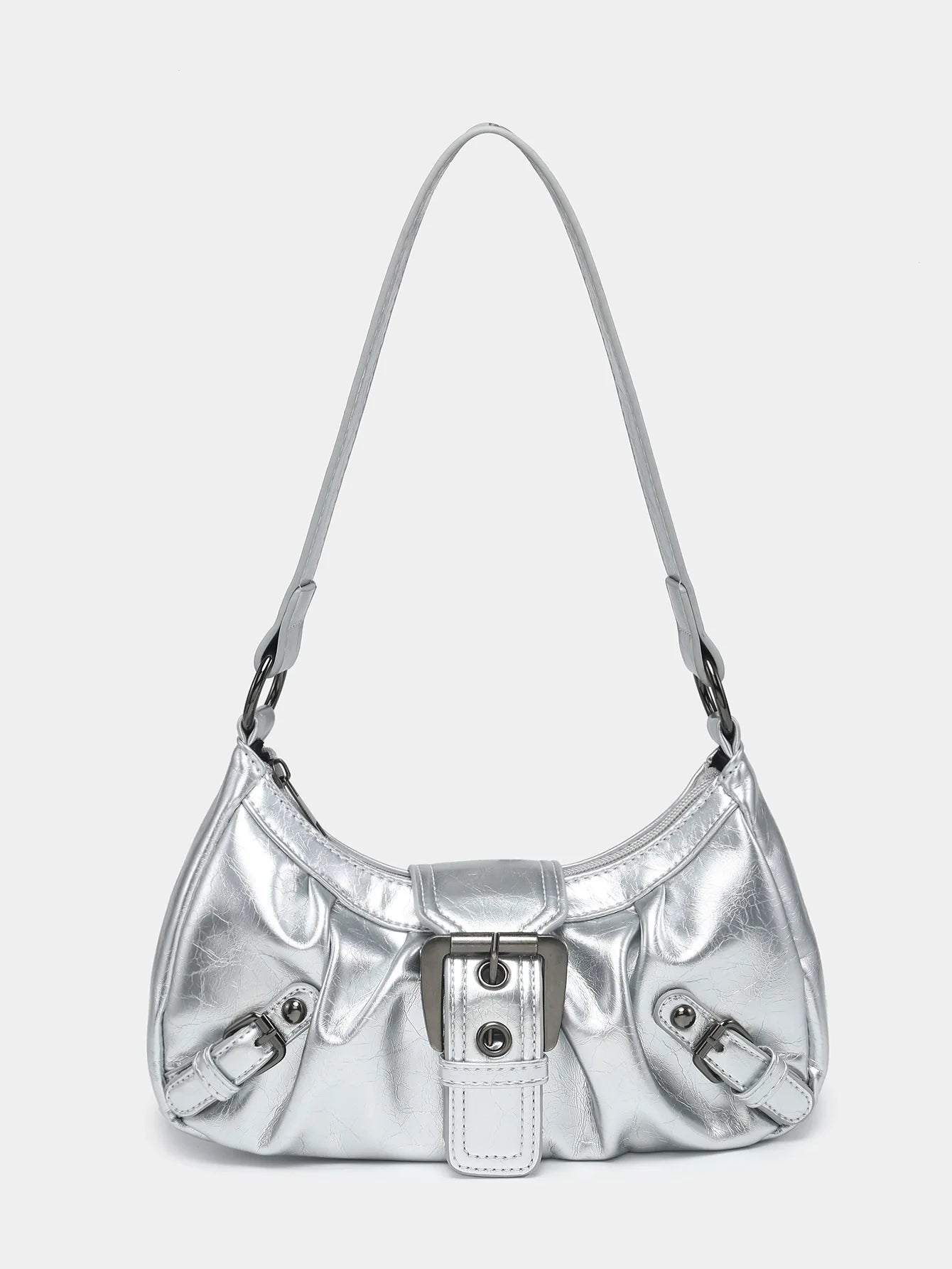 Hot Selling Maillard-Style Retro Small Bag Spicy Girl Y2K Wasteland-style Vintage Leather Shoulder Armpit Bag 2025