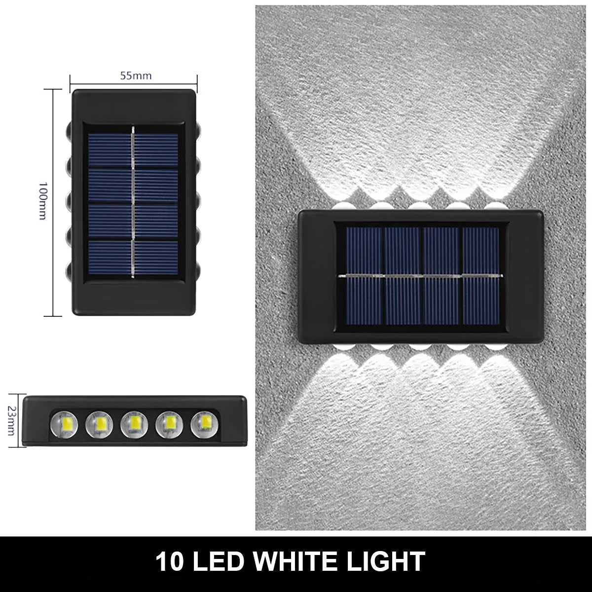 Solar LED Wall Lamp Outdoor Waterproof