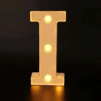 Alphabet LED Night Lights Number Letter Lamp 16cm