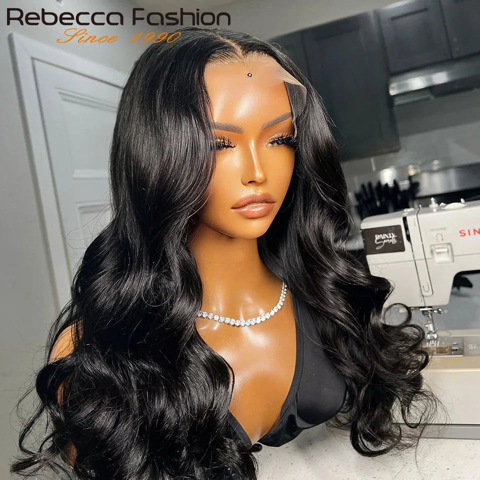 Body Wave Lace Front Wigs 180D Transparent Lace Frontal Wig Human Hair Wigs T Part Lace Wig Brazilian Body Wave Lace Wig