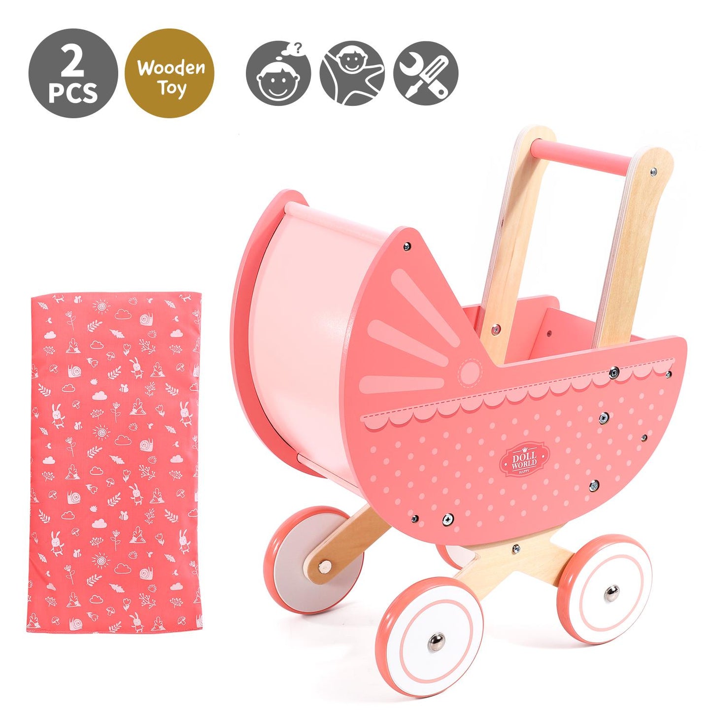 SOKA Doll World-Pram 0000470