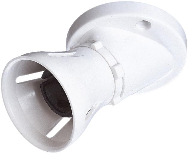 Eagle T1 Batten Angled 3 Terminal Lamp Holder HO Skirt 60W