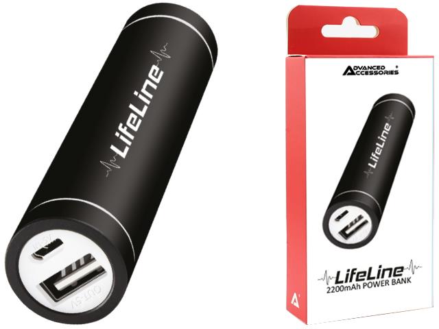 Advanced Accessories LifeLine 2200-X Power Bank [8 Pin/USB-C/MicroUSB]