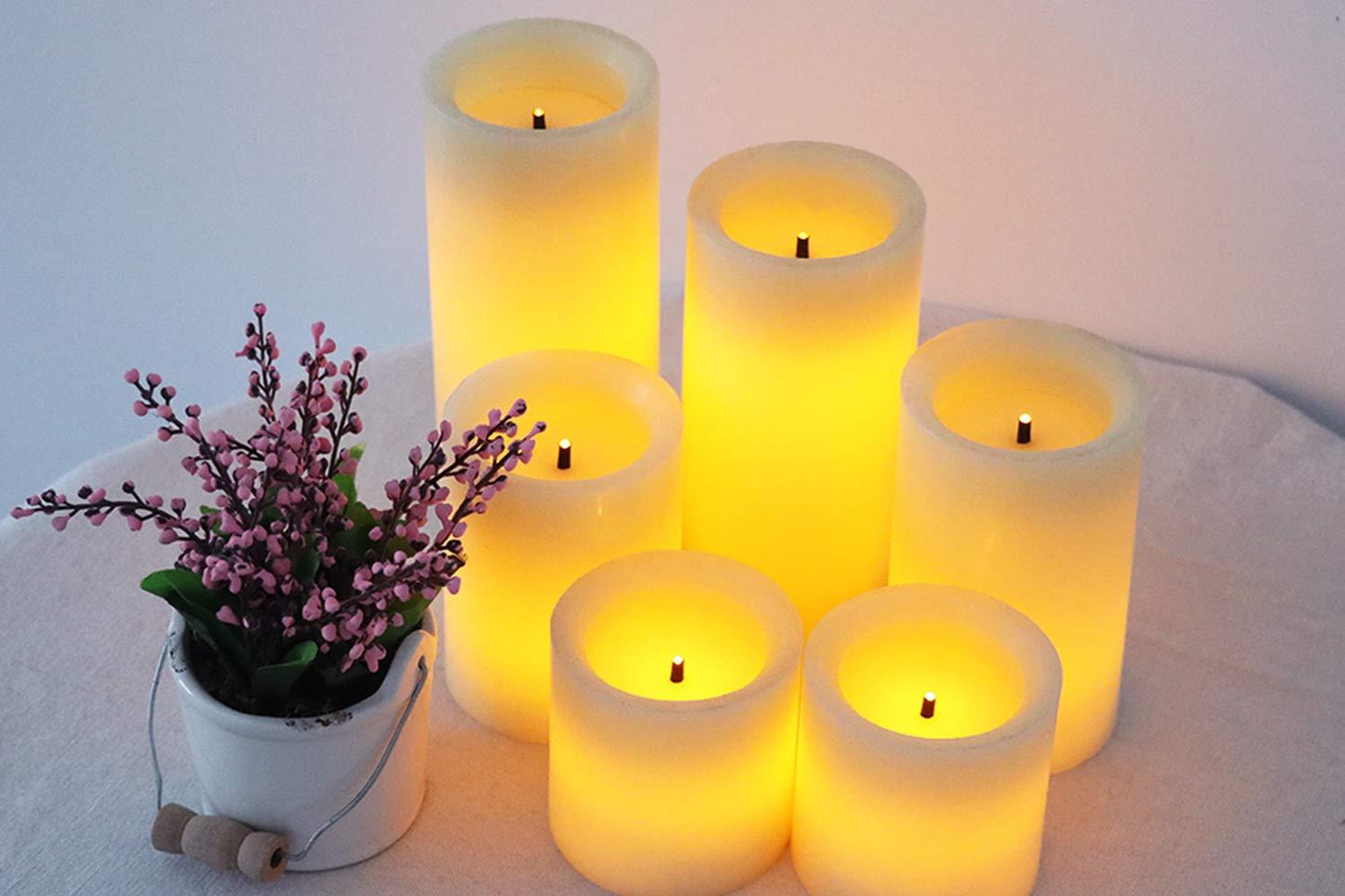LED Flameless Flickering Vanilla Scented Candle 146770
