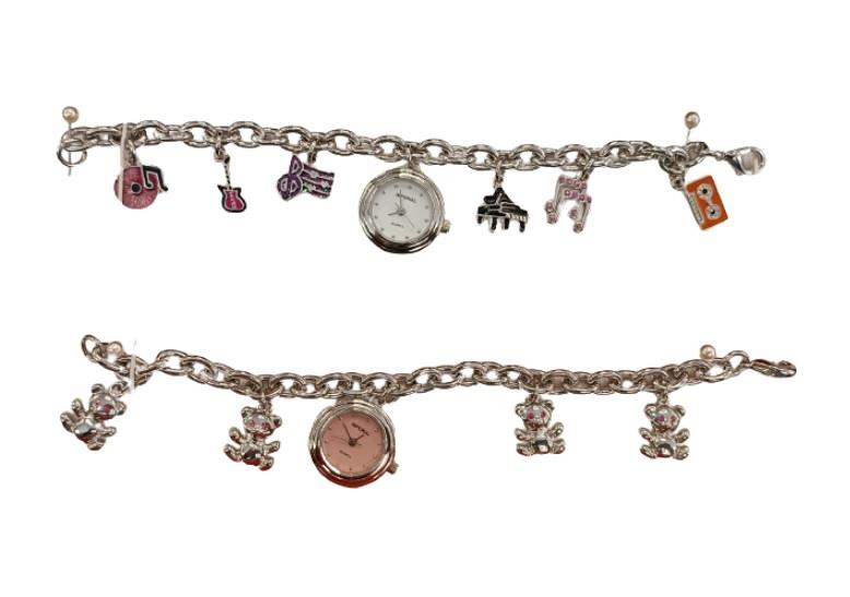 Imperial Ladies Girls Mini Dial with Hanging Charms on Bracelet Strap assorted Model & Colour's Watch IMP752 CLEARANCE NEEDS RE-BATTERY