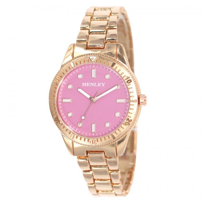 Henley Ladies  The Candy Rose Bracelet Watch Pink- H07318.5