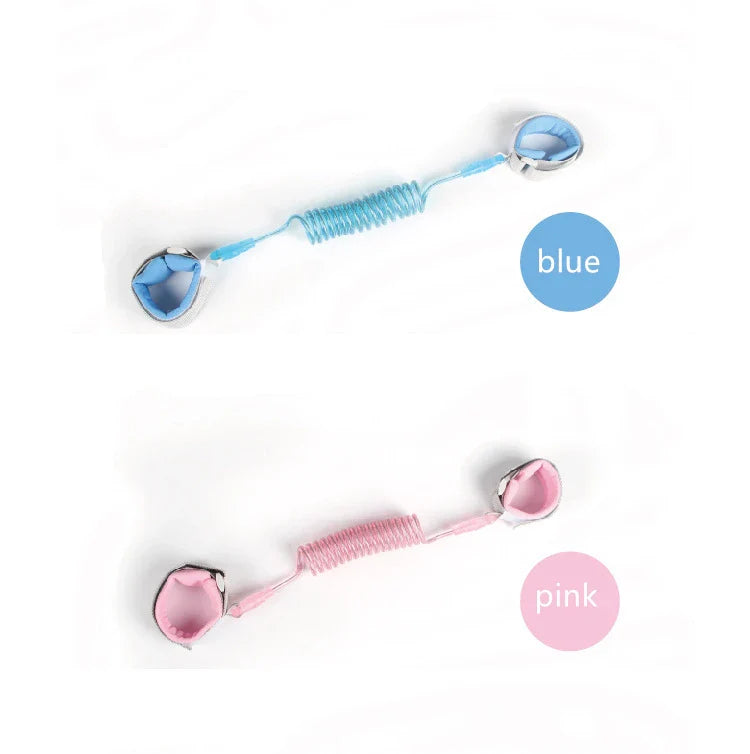 Children's loss prevention bracelet;Key lock with anti release rope;Children's anti loss traction rope when going out Spring rop