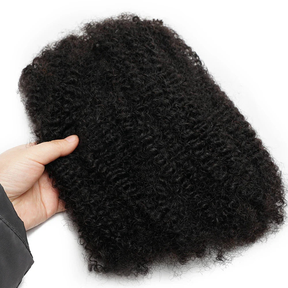 50gram Bulk Hair For Braiding Afro Kinky Curly Remy Human Hair Extensions no Wefts for Mini Twists Braids 10-22inches KissHair