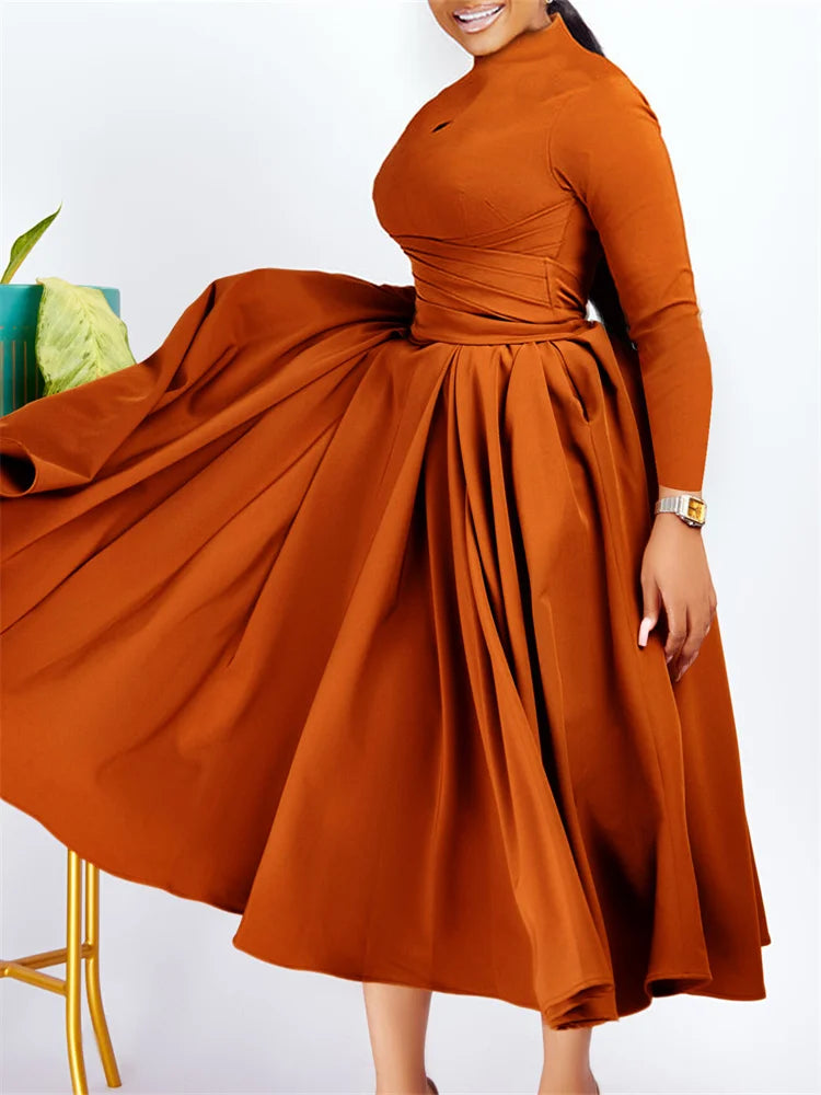 Wmstar Women African Elegant Dresses 2024 New Spring Africa Clothing Plus Size Wedding Party Long Dress Dashiki Ankara Outfits