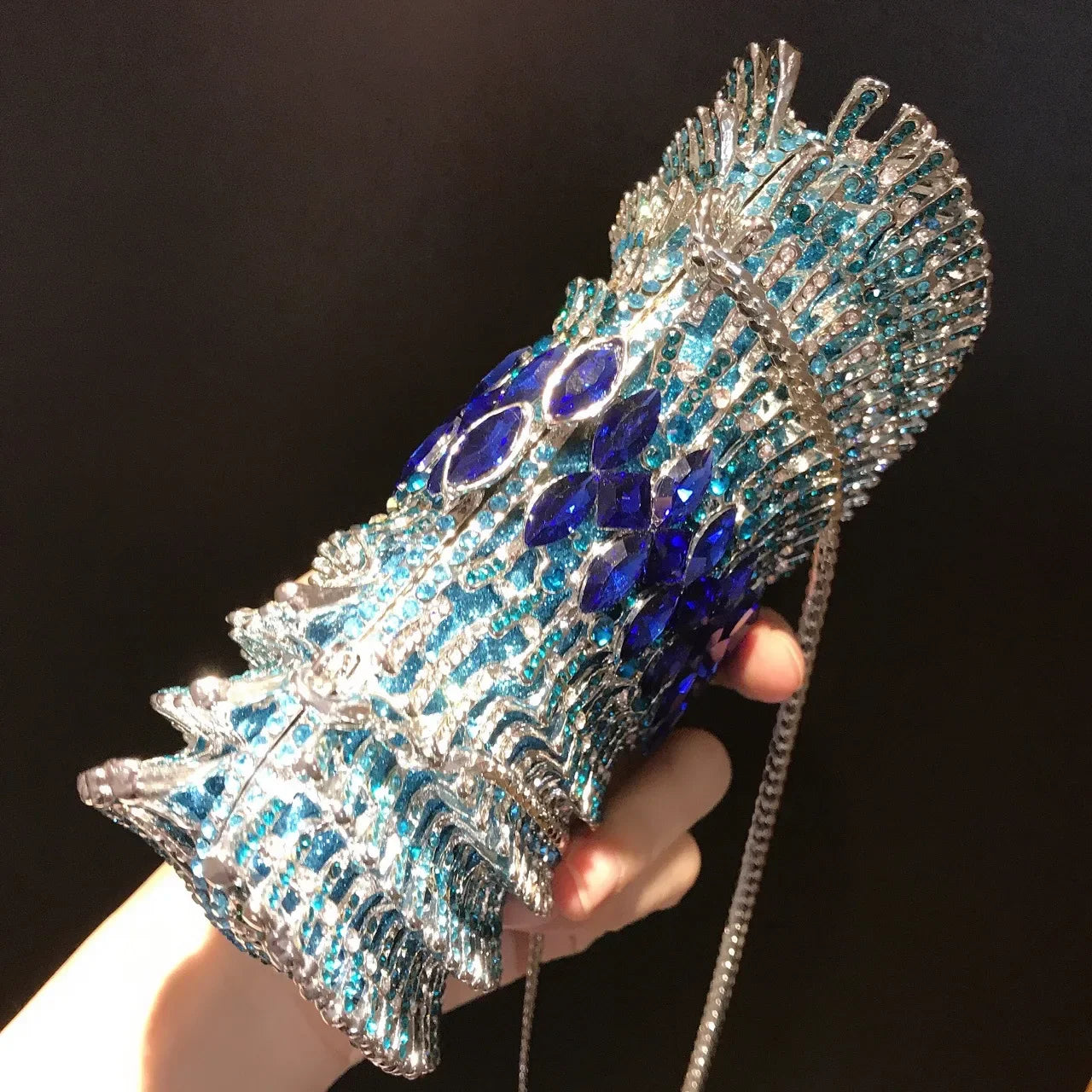 Crystal Women Handbags Luxury Designer Clutch Bags Diamond Handmade Wedding Bride Gift Clutch Purse Vintage Shiny Evening Clutch