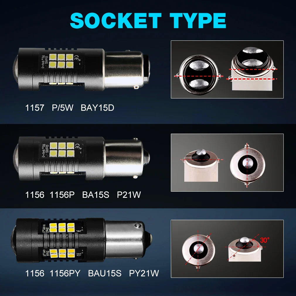 Auto Lamp Bulbs Car LED Light 12V - 24V
