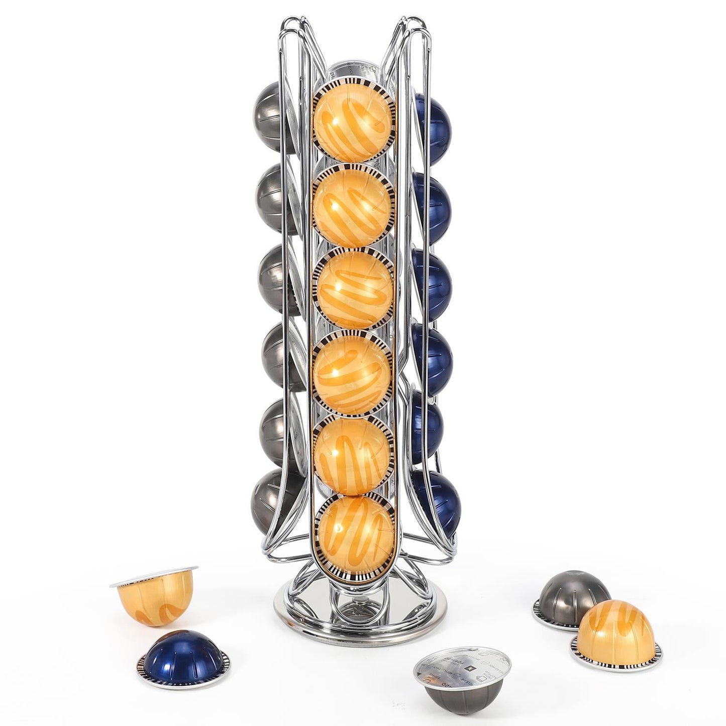 VINSANI CHROME 24 COFFEE POD STAND 1010279