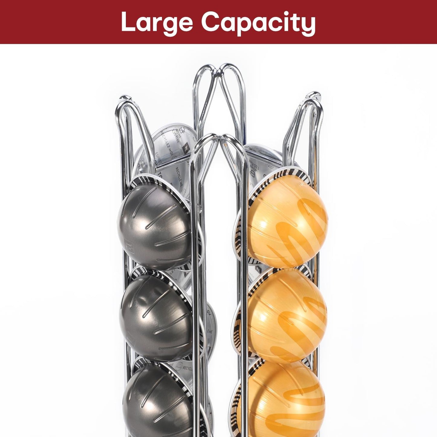 VINSANI CHROME 24 COFFEE POD STAND 1010279