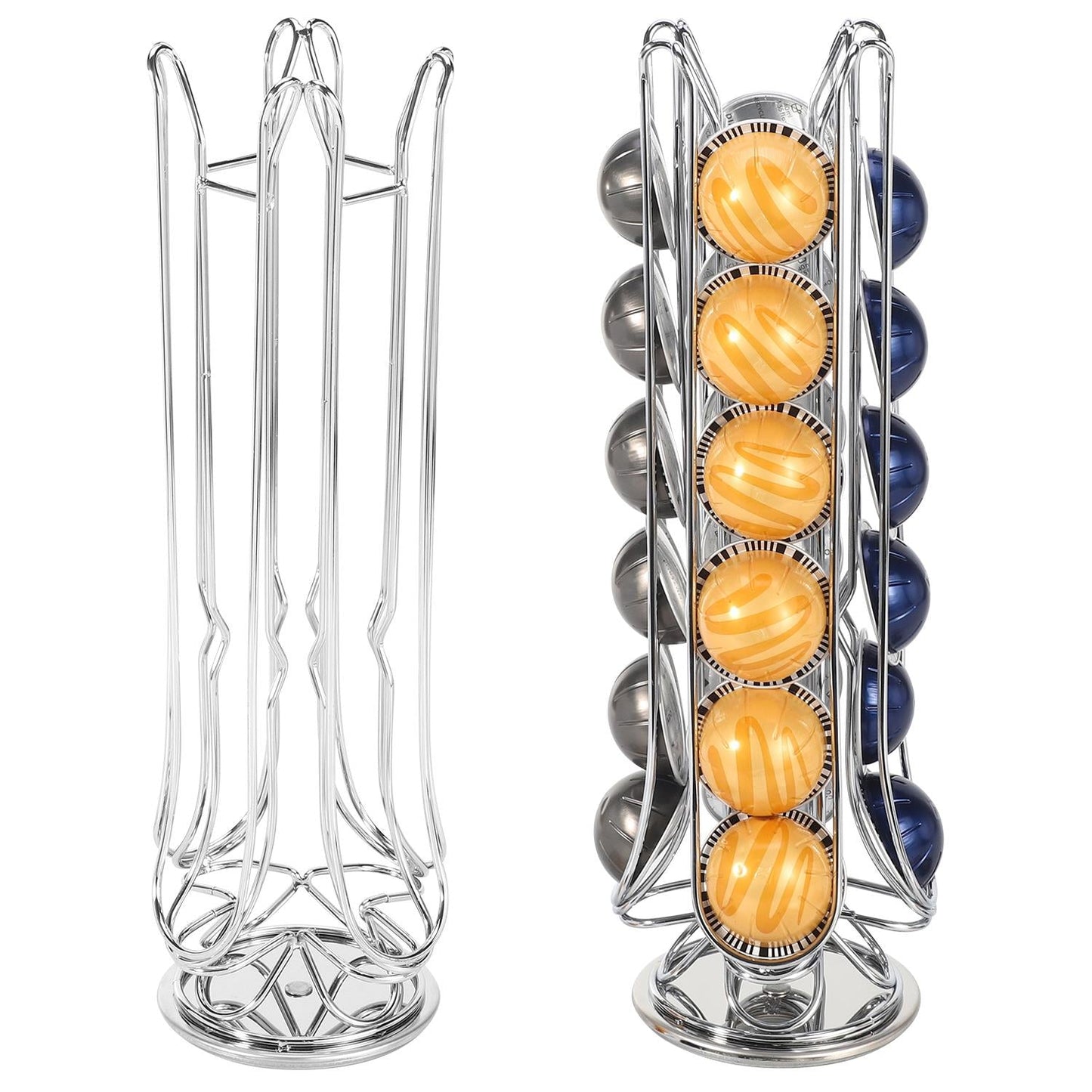 VINSANI CHROME 24 COFFEE POD STAND 1010279