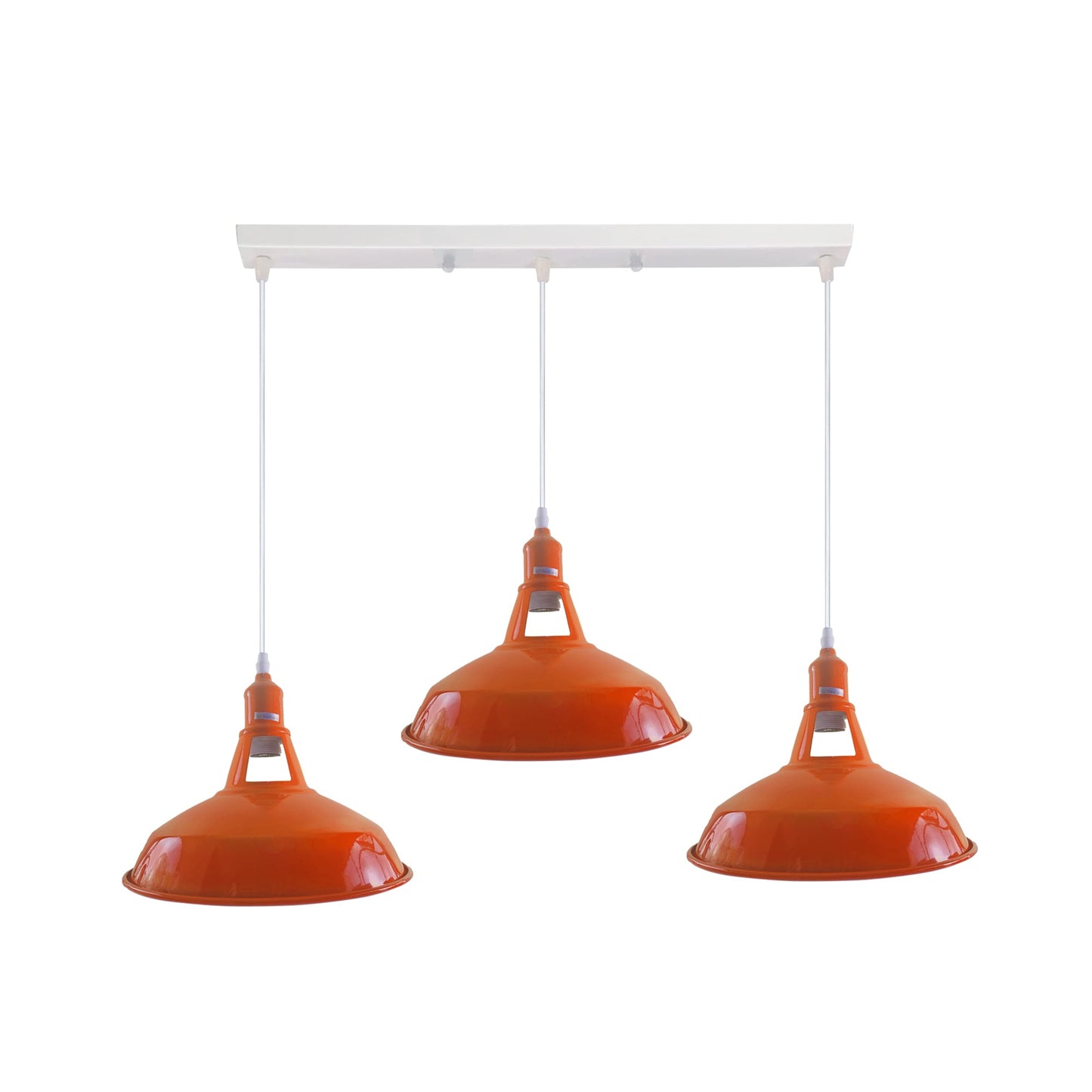 Industrial Vintage Loft Kitchen Bar 3 Lights Ceiling Barn-slotted Metal E27
