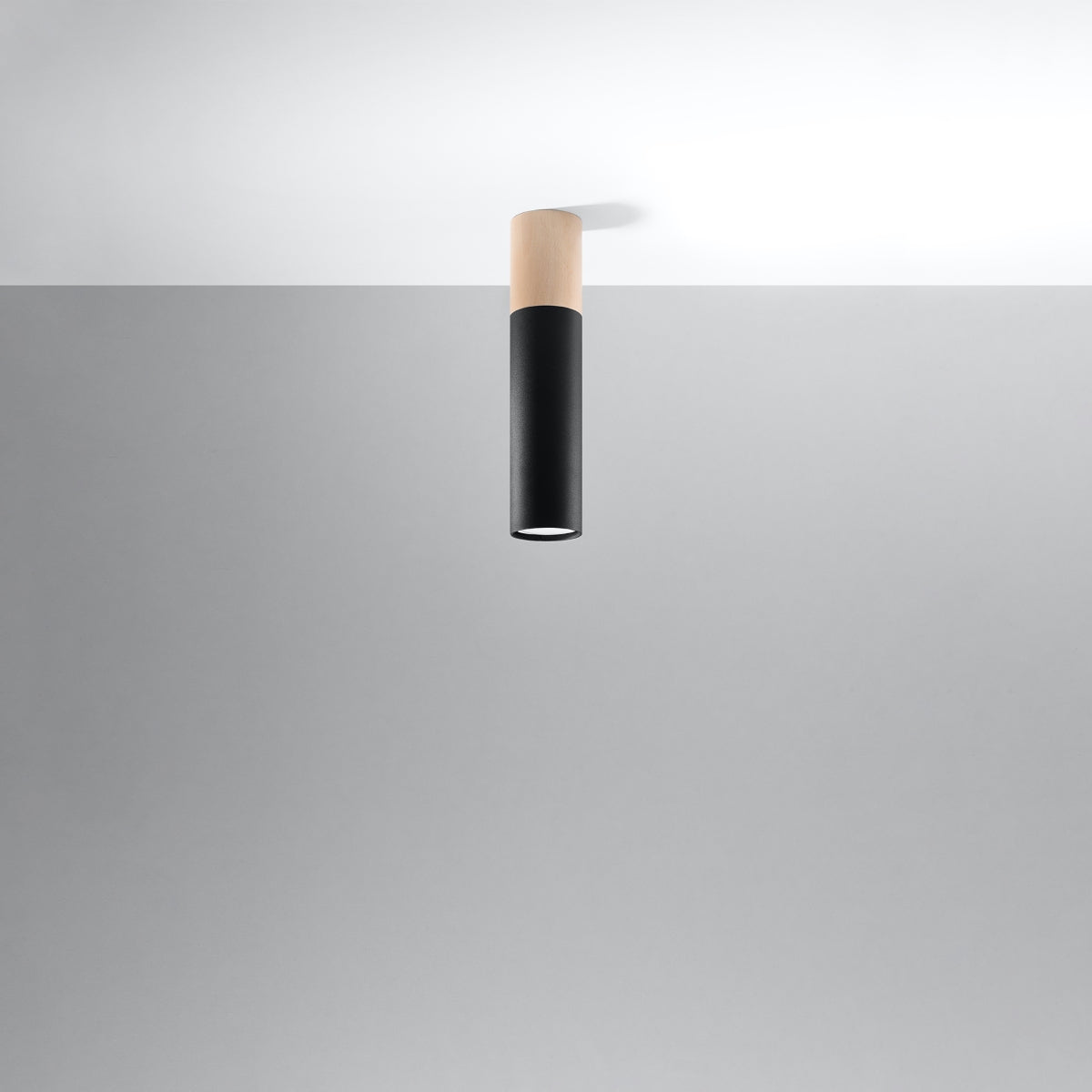 Ceiling lamp steel, wood Pablo modern Design GU10