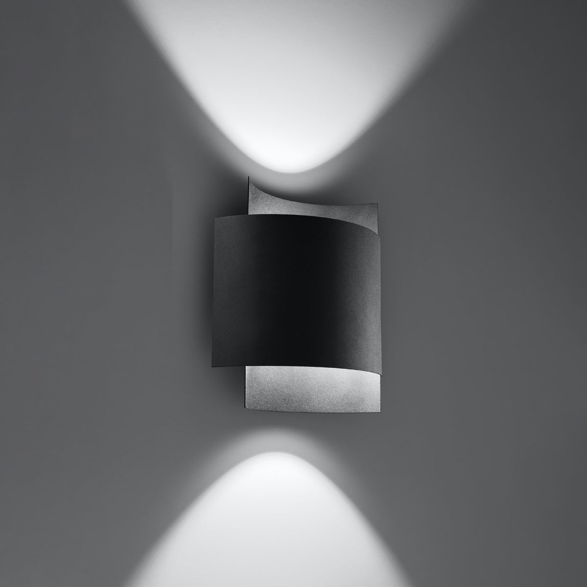 Wall lamp steel Impact industrial Design G9