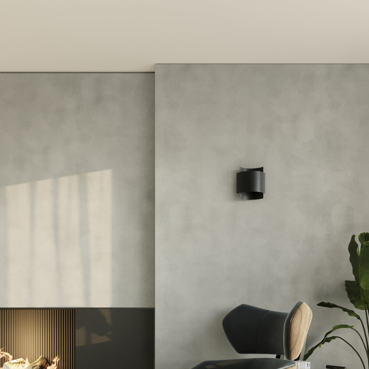 Wall lamp steel Impact industrial Design G9